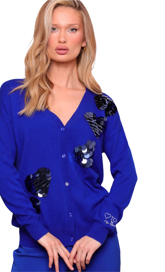 Cardigan bluette Lovetolove Mattiolo 